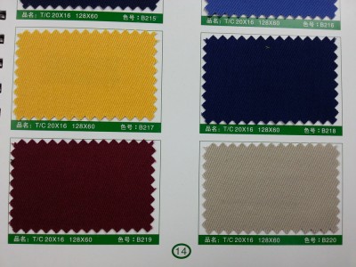 SD-DGYE   滌棉厚紗卡  T/C  20*16  128*60 細節-7